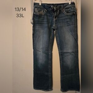 Vigoss Women's Boot Cut Jeans in Dark Blue